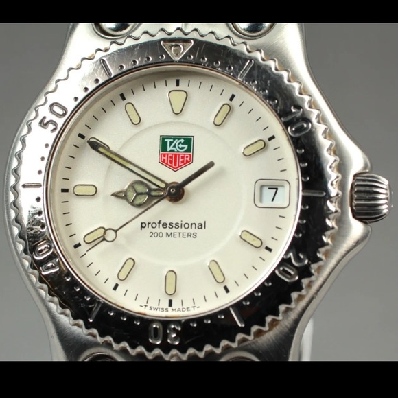 TAG Heuer WG1112 Professional 200M Quartz Men's Wristwatch Mint Condition - Picture 3 of 11